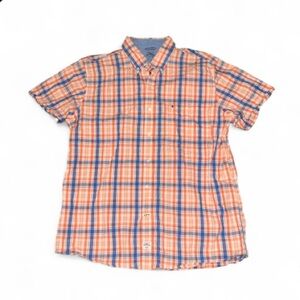 IZOD Saltwater Relaxed Classic Plaid Button Down- Size XL